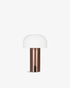 Porcini bordlampe, kobber