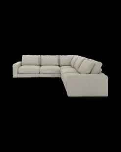 Rio hjørnesofa 5 pers.sofa med bredde arm