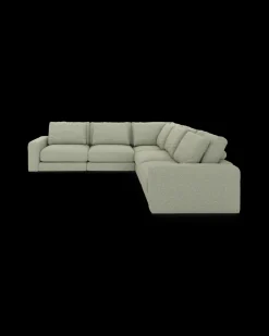 Rio hjørnesofa 5 pers.sofa med bredde arm