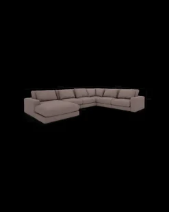 Rio hjørnesofa med chaiseloung venstre