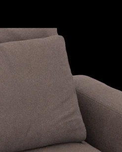 Rio hjørnesofa med pufafslutning venstre og bred arm