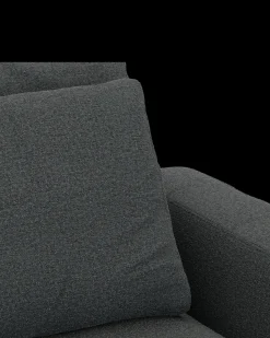 Rio hjørnesofa med pufafslutning venstre og bred arm