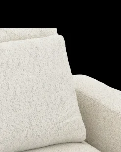 Rio hjørnesofa med pufafslutning venstre og bred arm