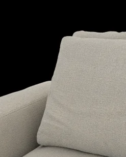 Rio hjørnesofa med pufafslutning højre og bred arm