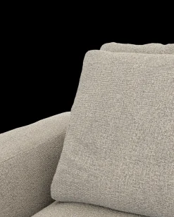 Rio hjørnesofa med pufafslutning højre og bred arm