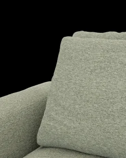 Rio hjørnesofa med pufafslutning højre og bred arm