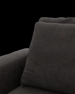 Rio hjørnesofa med pufafslutning højre og bred arm