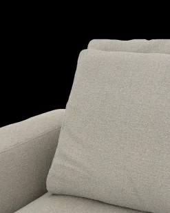 Rio hjørnesofa med pufafslutning højre og bred arm