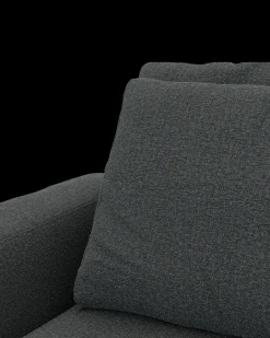 Rio hjørnesofa med pufafslutning højre og bred arm