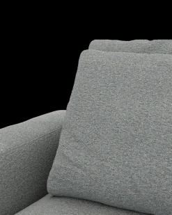 Rio hjørnesofa med pufafslutning højre og bred arm