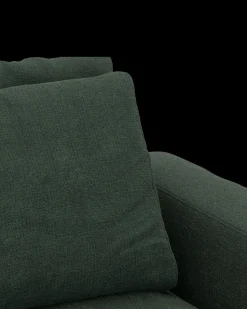 Rio hjørnesofa med pufafslutning venstre og bred arm