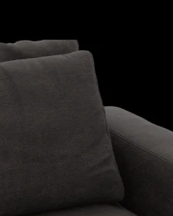 Rio hjørnesofa med pufafslutning venstre og bred arm