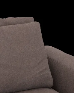 Rio hjørnesofa med pufafslutning venstre og bred arm