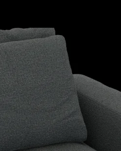 Rio hjørnesofa med pufafslutning venstre og bred arm