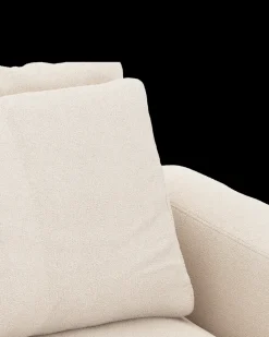 Rio hjørnesofa med pufafslutning venstre og bred arm