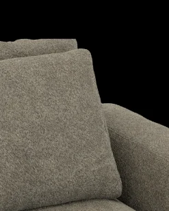 Rio hjørnesofa med pufafslutning venstre og bred arm