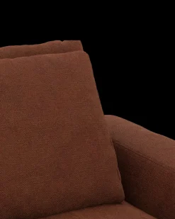 Rio hjørnesofa med pufafslutning venstre og stort hjørne