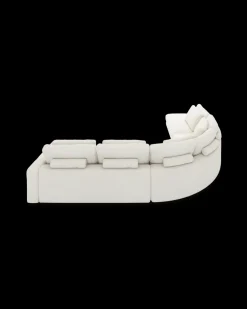 Rio hjørnesofa med pufafslutning venstre og stort hjørne