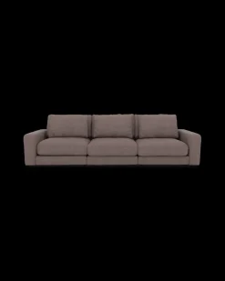 Rio sofa 3 pers. med bredde arme