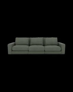 Rio sofa 3 pers. med bredde arme