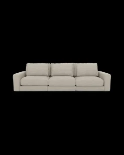 Rio sofa 3 pers. med bredde arme
