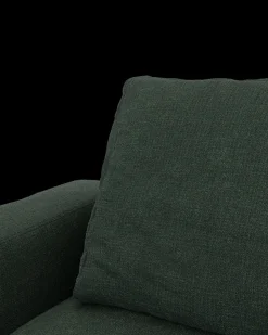 Rio sofa 4 pers. med bredde arme og 2 puder