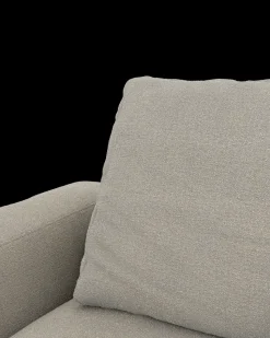 Rio sofa 4 pers. med bredde arme og 2 puder