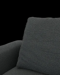 Rio sofa 4 pers. med bredde arme og 2 puder