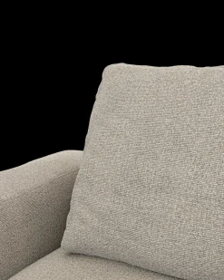 Rio sofa 4 pers. med bredde arme og 2 puder