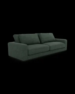 Rio sofa 4 pers. med bredde arme og 2 puder