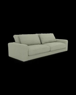 Rio sofa 4 pers. med bredde arme og 2 puder