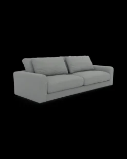 Rio sofa 4 pers. med bredde arme og 2 puder