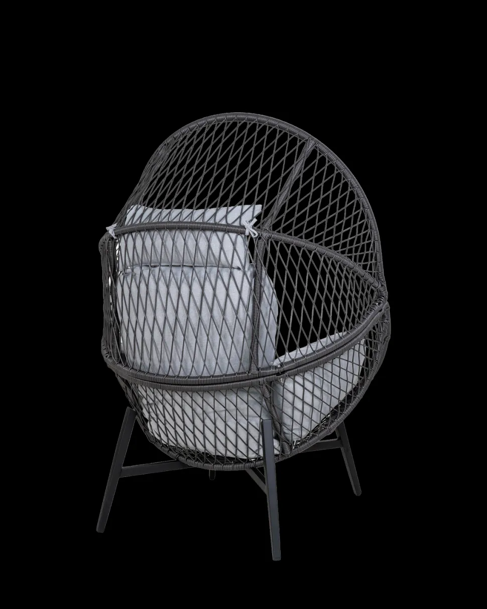 Rosario loungestol, sort