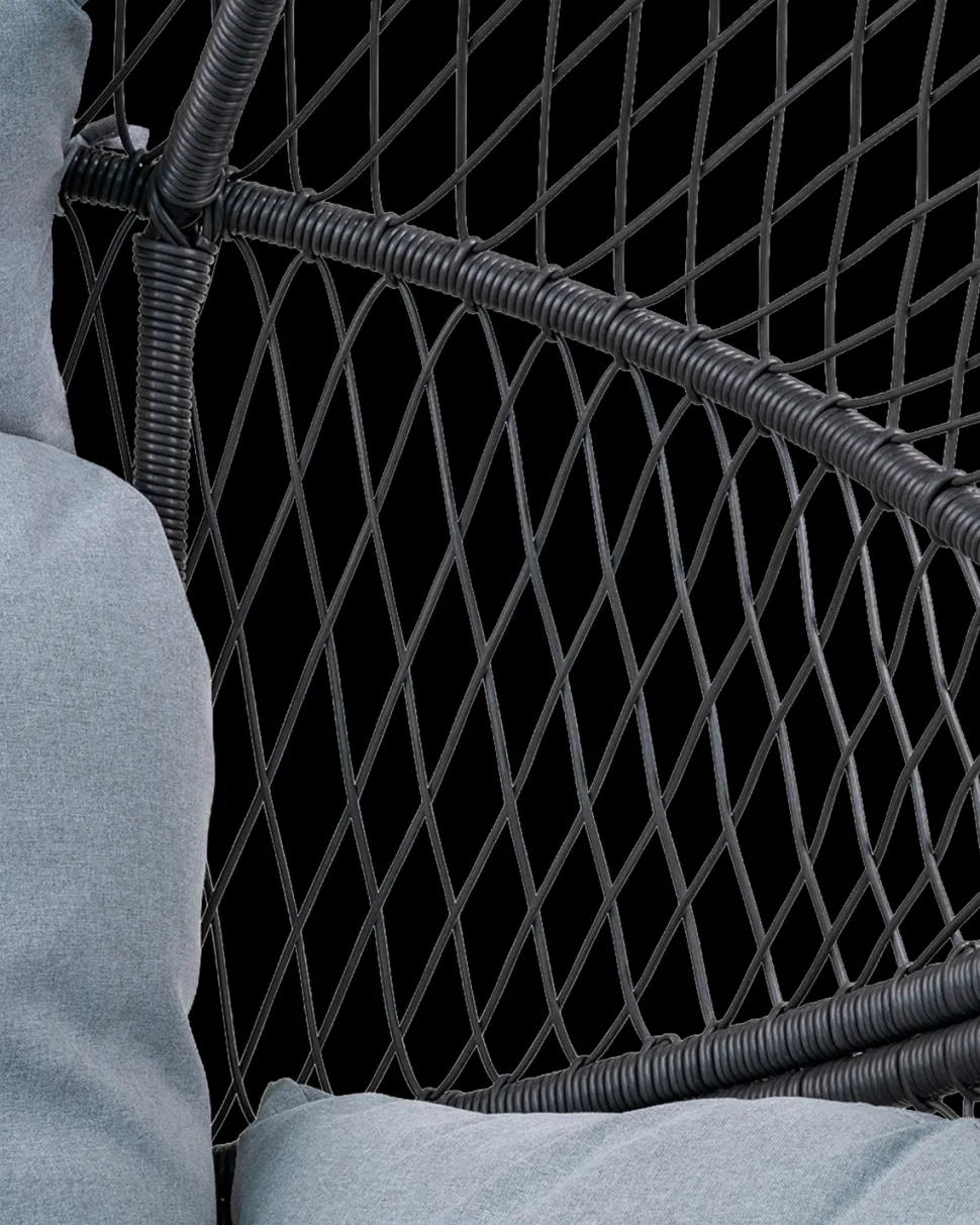 Rosario loungestol, sort