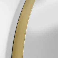 Shape spejl, messing