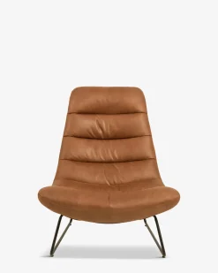 Siesta loungestol, cognac