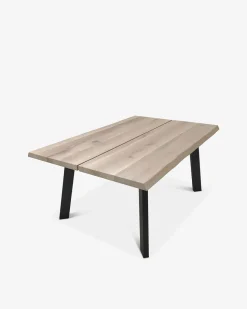 Signature planke sofabord, hvidolieret eg