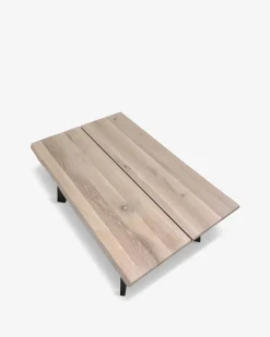 Signature sofabord, hvidolieret eg