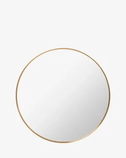 Simply vægspejl, messing