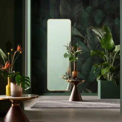 Simply vægspejl, messing