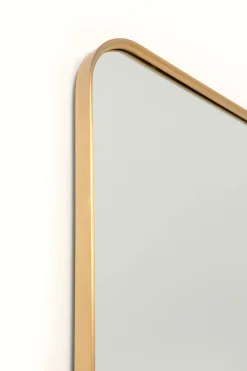 Simply vægspejl, messing