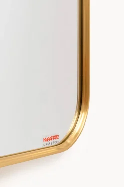 Simply vægspejl, messing