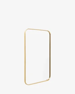 Simply vægspejl, messing