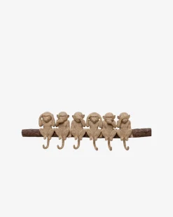 Six monkeys knagerække