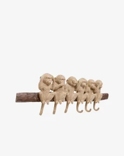 Six monkeys knagerække