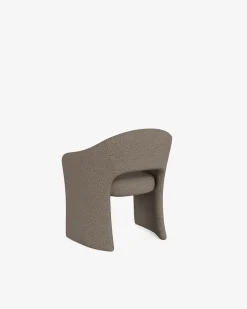 Tori spisebordsstol m/armlæn, taupe