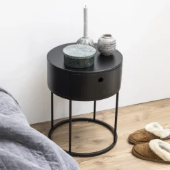 Toto sengebord, sort