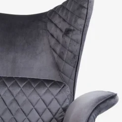 Tudor lænestol, sort velour