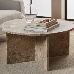 Vega sofabord, latte marmor