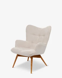 Vicky lænestol, creme